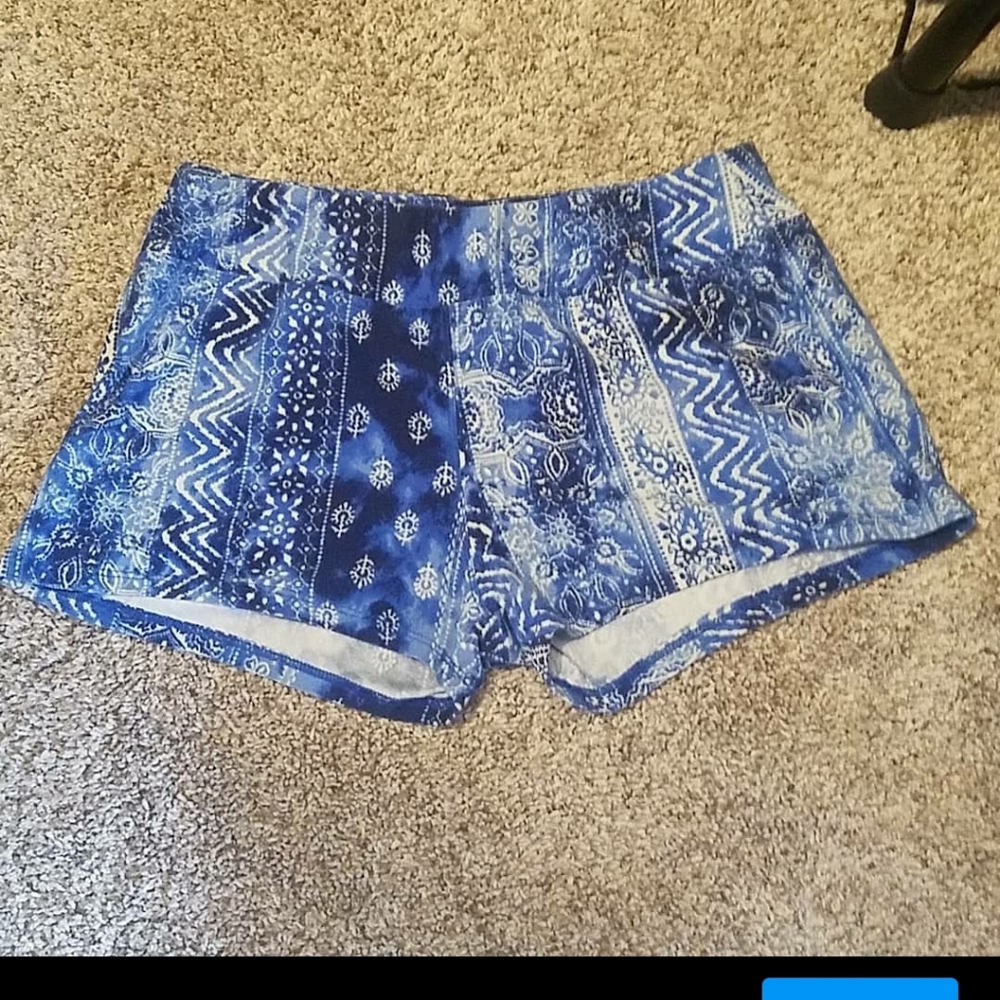 Blue shorts